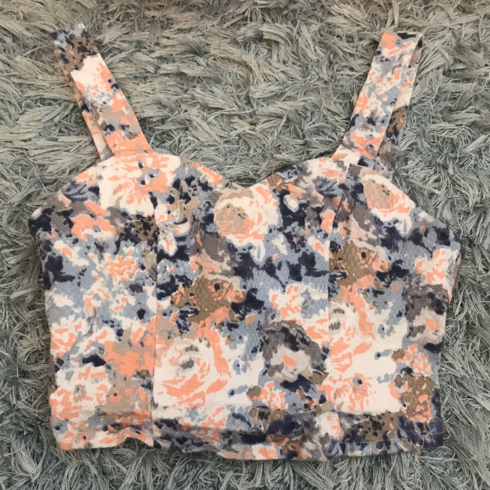 Floral crop top